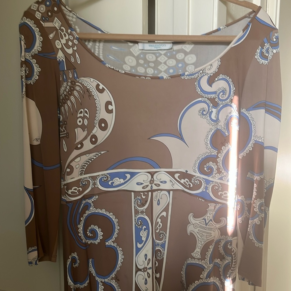 Emilio Pucci Patterned dress classic chic